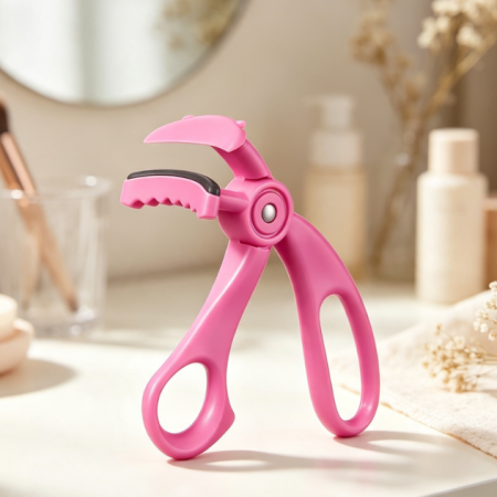 Wide-angle Eyelash Curler with Comb for Long-lasting Curl