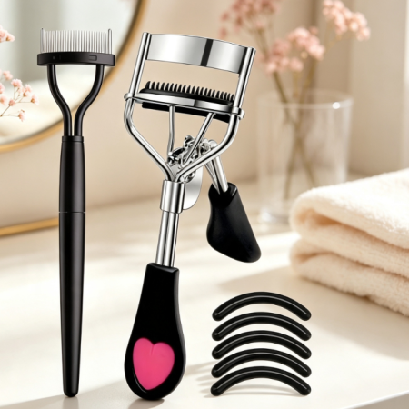 Wide-angle Eyelash Curler for Long-lasting Hold