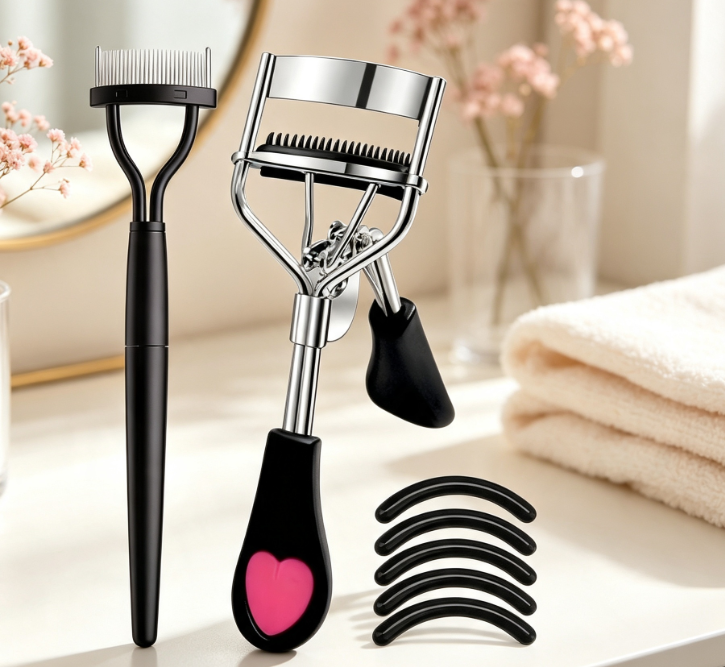 Wide-angle Eyelash Curler for Long-lasting Hold