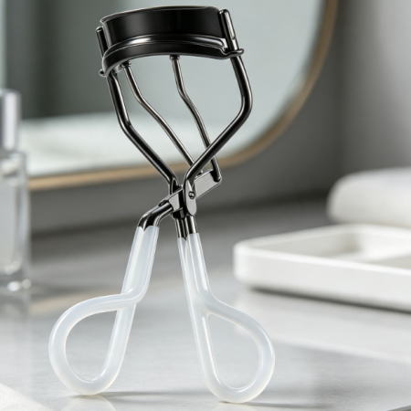 Professional Eyelash Curler with Built-in Comb