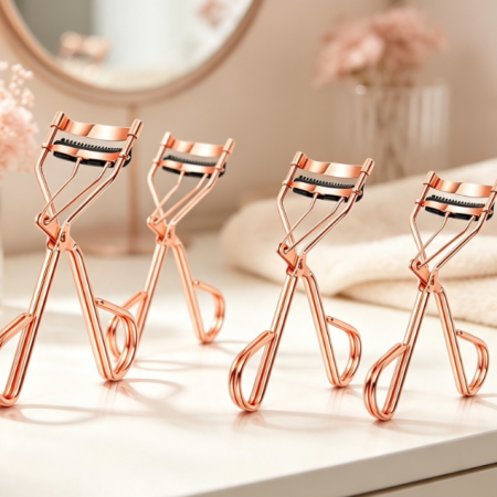 Eyelash Curler with Dual-pad Design & Replacement Pads