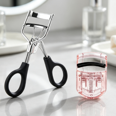 Comfortable Eyelash Curler with 10 Replacement Pads