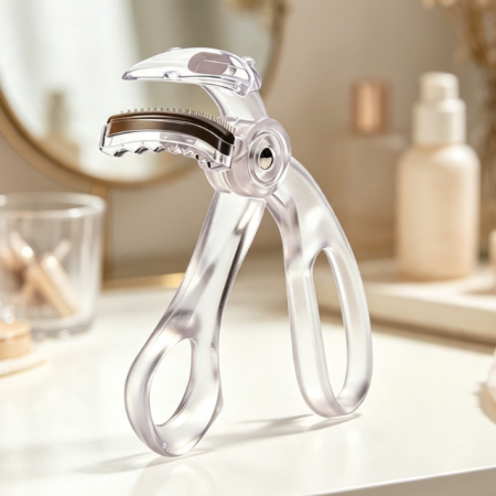 Eyelash Curler with Sparkling Crystal Handle (Pinch-free)