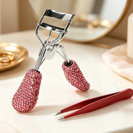 Eyelash Curler with 5 Replacement Pads for Various Eye Shapes