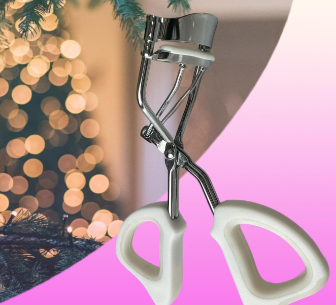 Eyelash Curler, Brow Brush, Comb & Eyeliner Tool Set