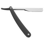 Metal straight-blade portable razor