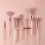 Portable 8-Piece Makeup Brush Set for Travel