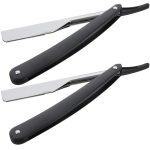 Manual straight-blade portable razor