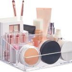 Small Clear 4-Compartment Vanity Organiser