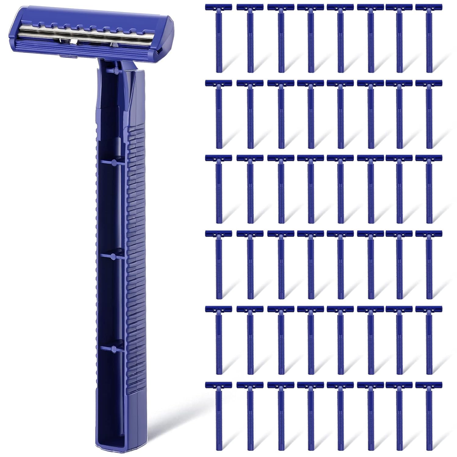 71R0dVdfHfL._SL1500_.jpg Double-blade stainless steel disposable razor - Image 1
