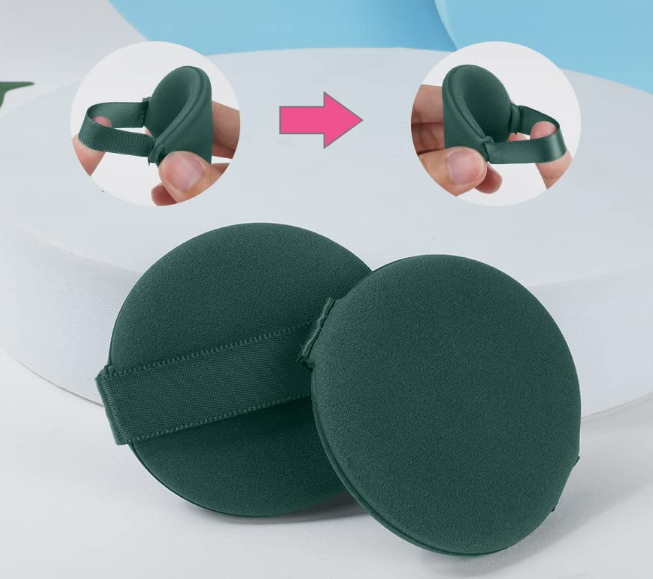 Reusable Cushion Puff With Portable Case