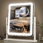 38 x 32 cm LED Vanity Mirror with 3-Colour Touch Dimming
